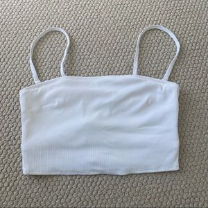 aerie longline bandeau bikini top